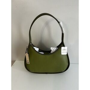 NWT Coach Large Ergo Bag In Coachtopia Leather - Olive Green Dust Bag
